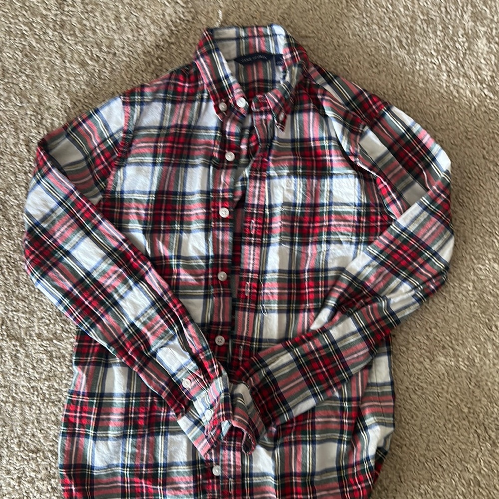 Janie and Jack flannel shirt